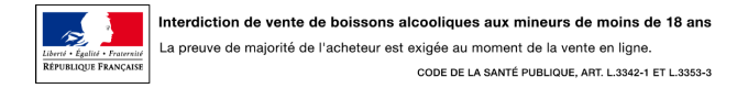 Interdiction de vente d'alcool aux mineurs